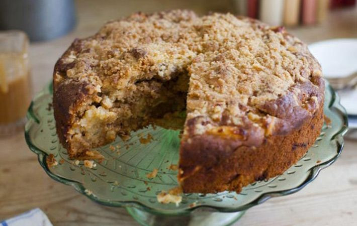 Irish Apple Cake
 Irish apple crumble cake recipe