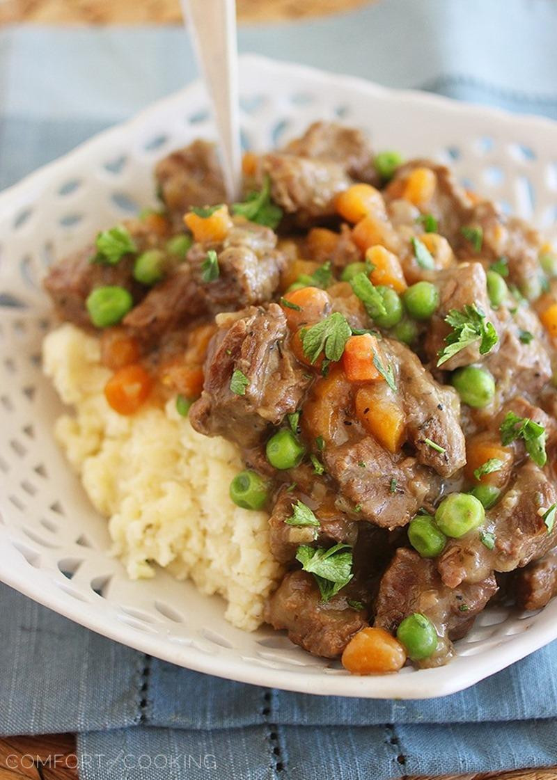 Irish Beef Stew
 Irish Beef Stew with Mashed Potatoes