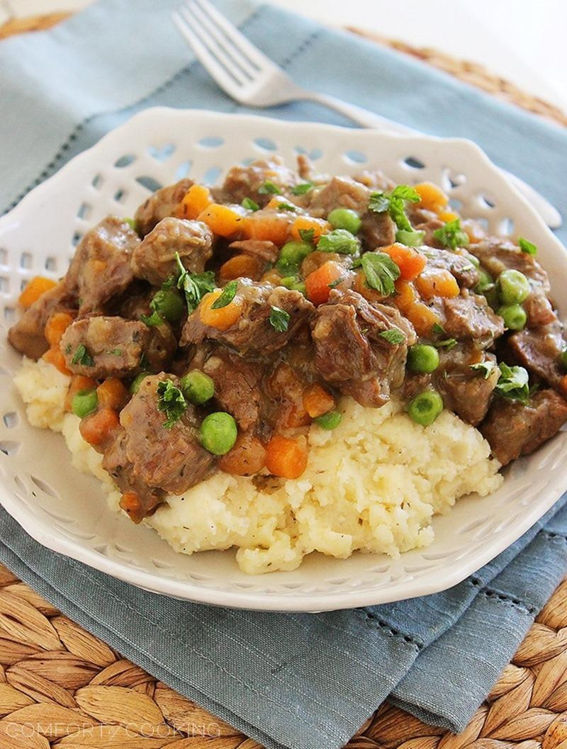 Irish Beef Stew
 Irish Beef Stew with Mashed Potatoes