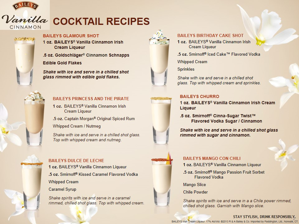 Irish Cream Drink Recipes
 drinks with irish cream liqueur