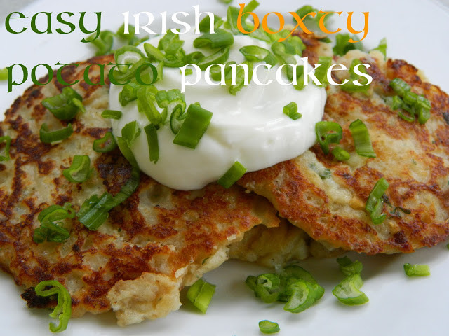 Irish Potato Pancakes
 My Favorite Things Yummy It s Time for Boxty Easy Irish