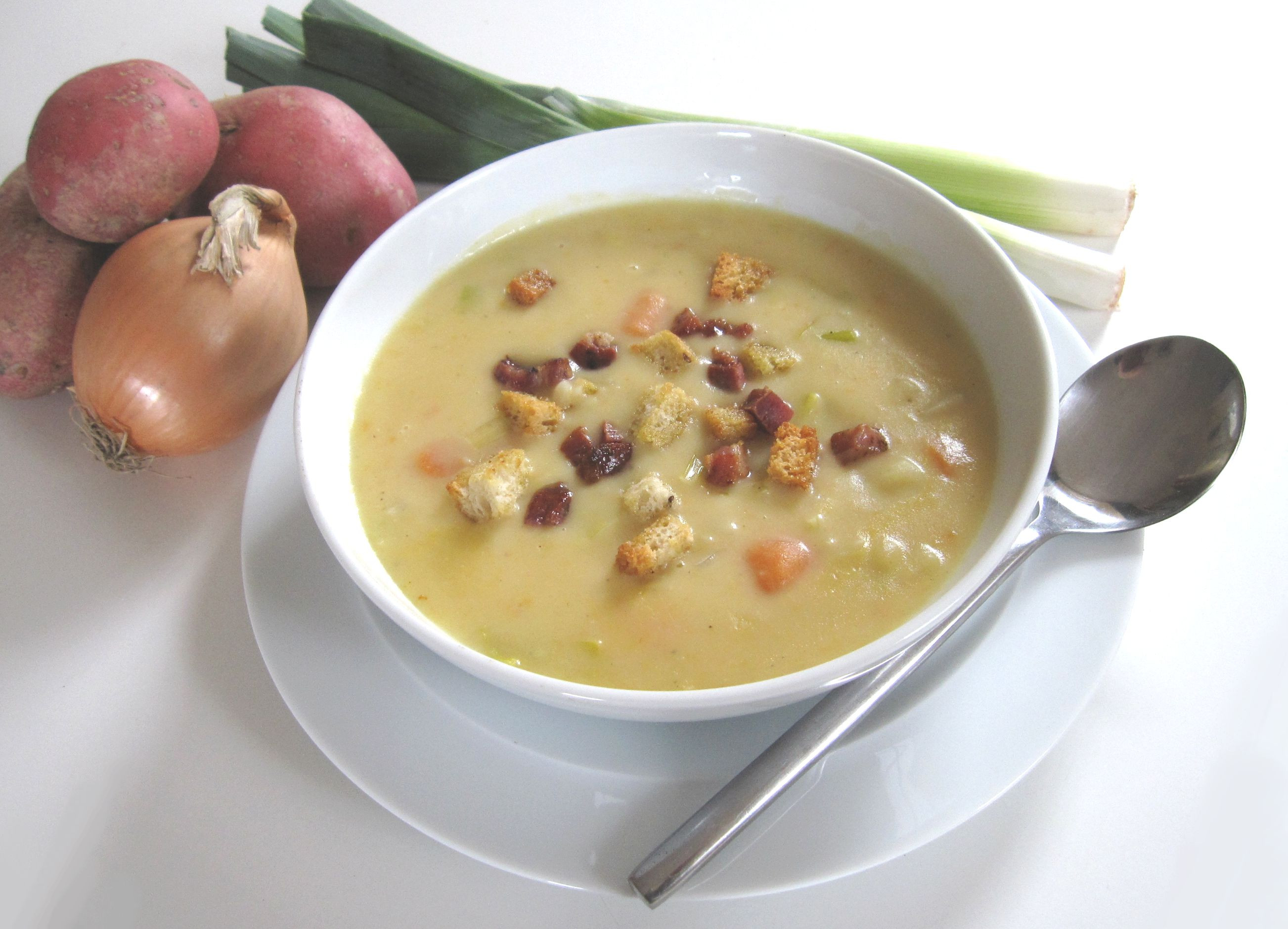 Irish Potato Soup
 Something warming for those chilly afternoons Irish