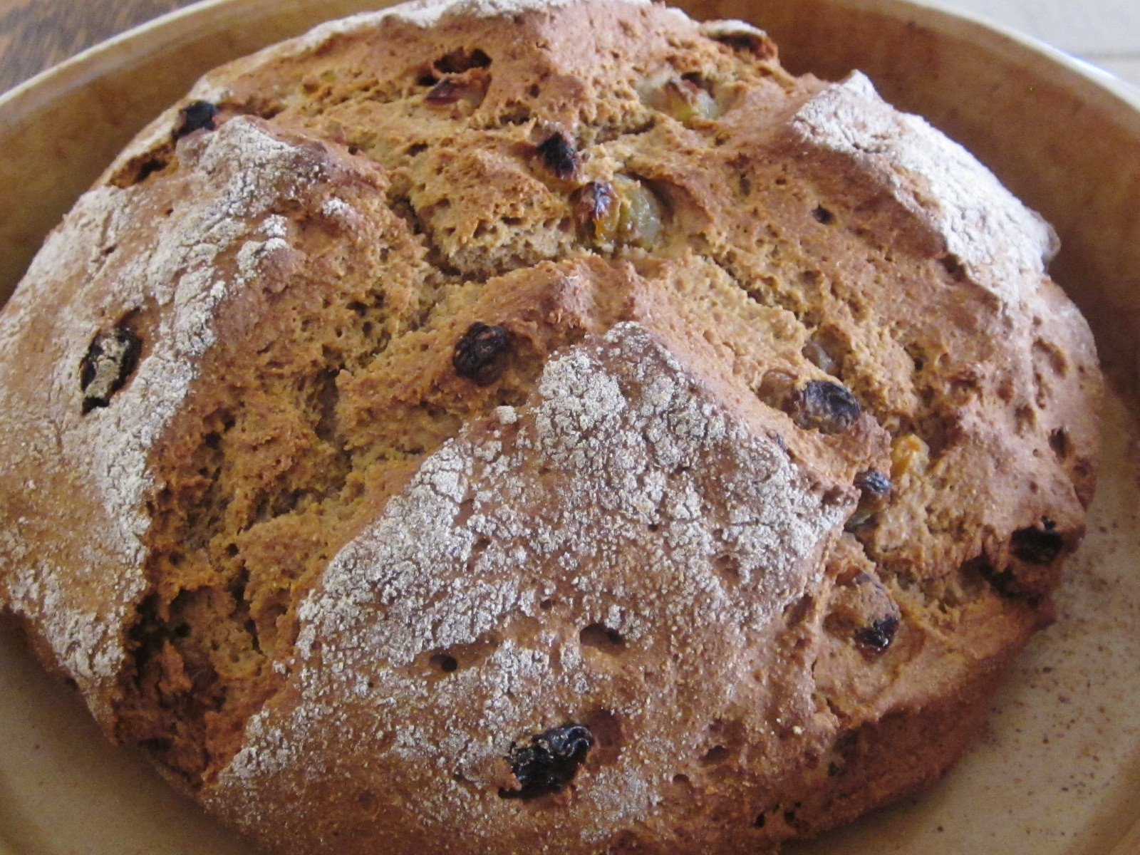 Irish Soda Bread With Raisins
 Chef Tess Bakeresse Whole Grain Sour Cream Irish Soda