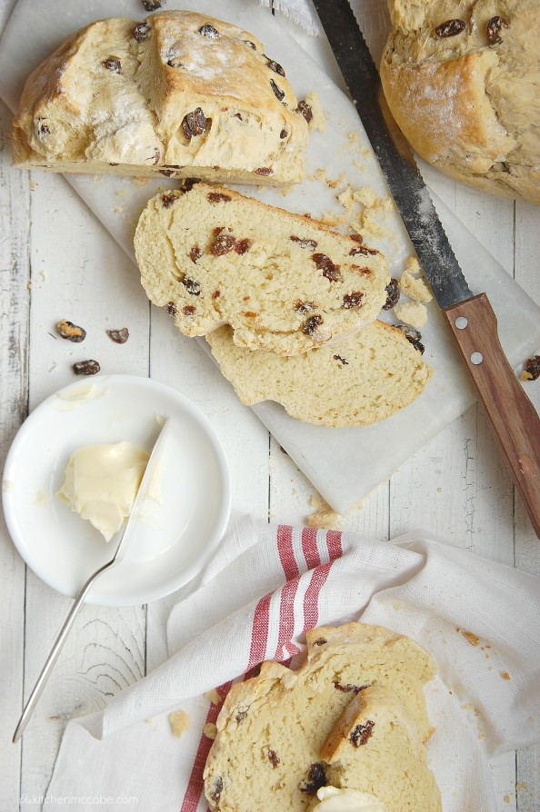 Irish Soda Bread With Raisins
 Irish Soda Bread with Raisins & my non Irish Heritage