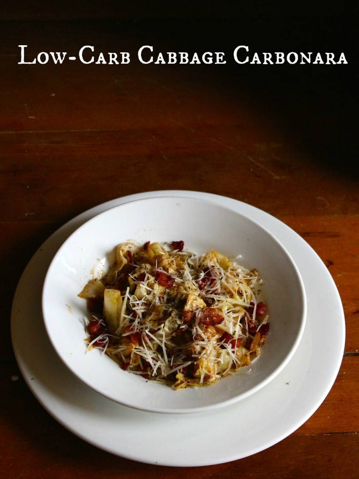 Is Cabbage Low Carb
 Low Carb Cabbage Carbonara Recipe lowcarb ology