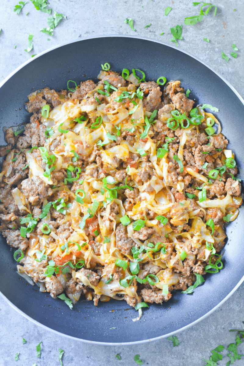 Is Cabbage Low Carb
 Low Carb Taco Cabbage Skillet Hey Keto Mama