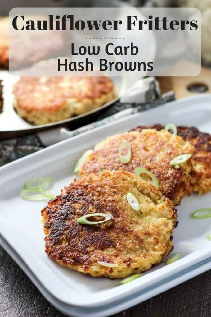 Is Cauliflower Low Carb low carb cauliflower fritters