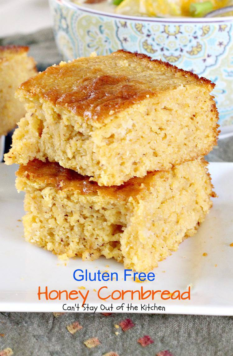 Is Cornbread Gluten Free
 Gluten Free Honey Cornbread Can t Stay Out of the Kitchen