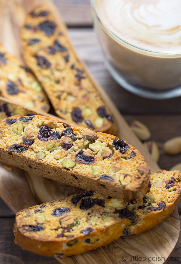 Italian Biscotti Recipe
 Sour Cherry Cranberry and Pistachio Biscotti Recipe i