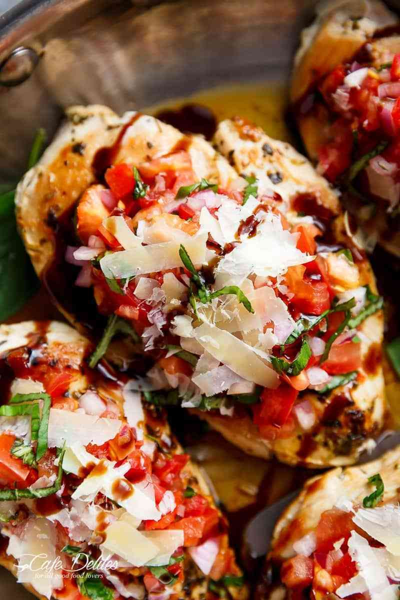 Italian Bruschetta Recipe
 Italian Herb Bruschetta Chicken Cafe Delites