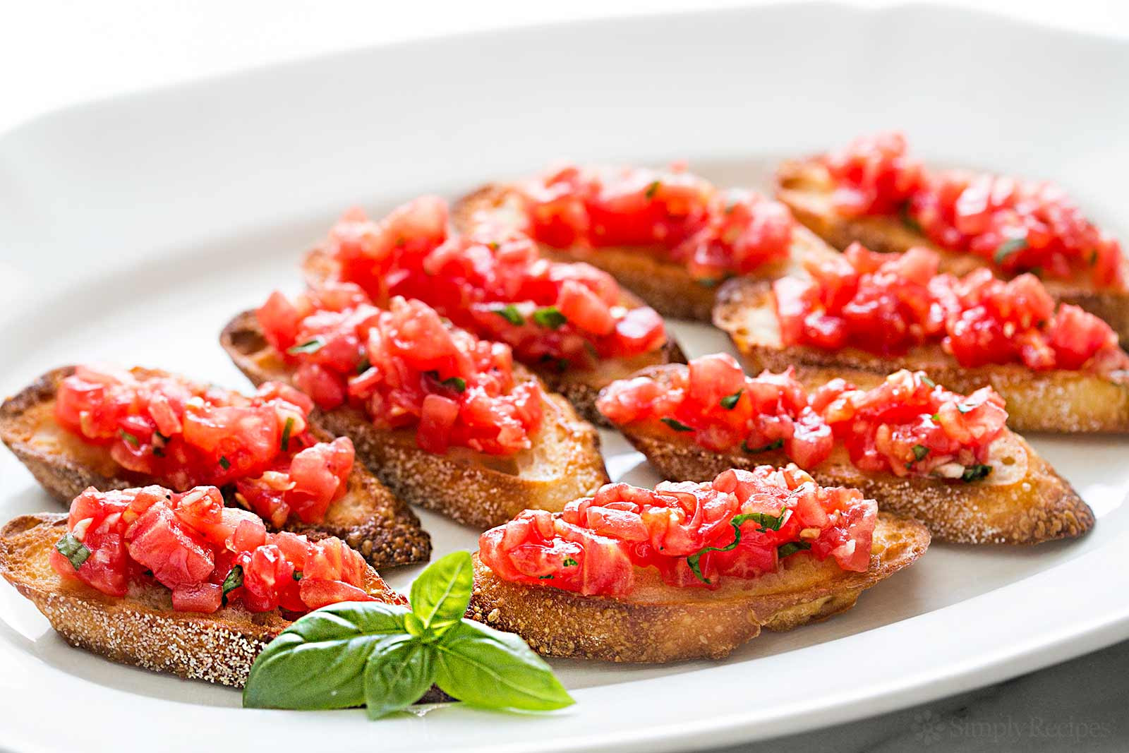 Italian Bruschetta Recipe
 Bruschetta with Tomato and Basil Recipe