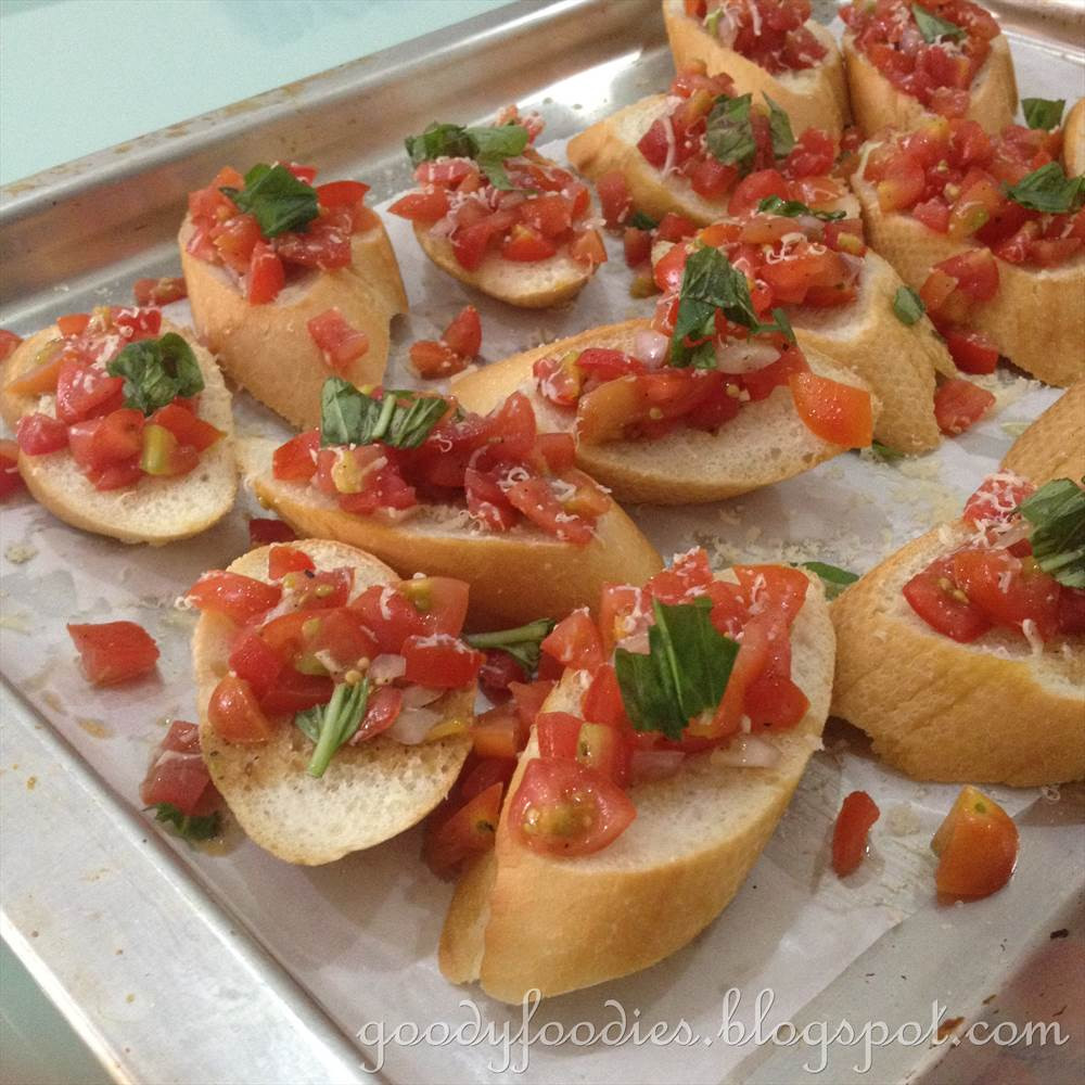 Italian Bruschetta Recipe
 GoodyFoo s Recipe Tomato Bruschetta