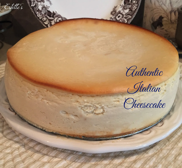 Italian Cheesecake Recipe
 Estelle s AUTHENTIC ITALIAN CHEESECAKE