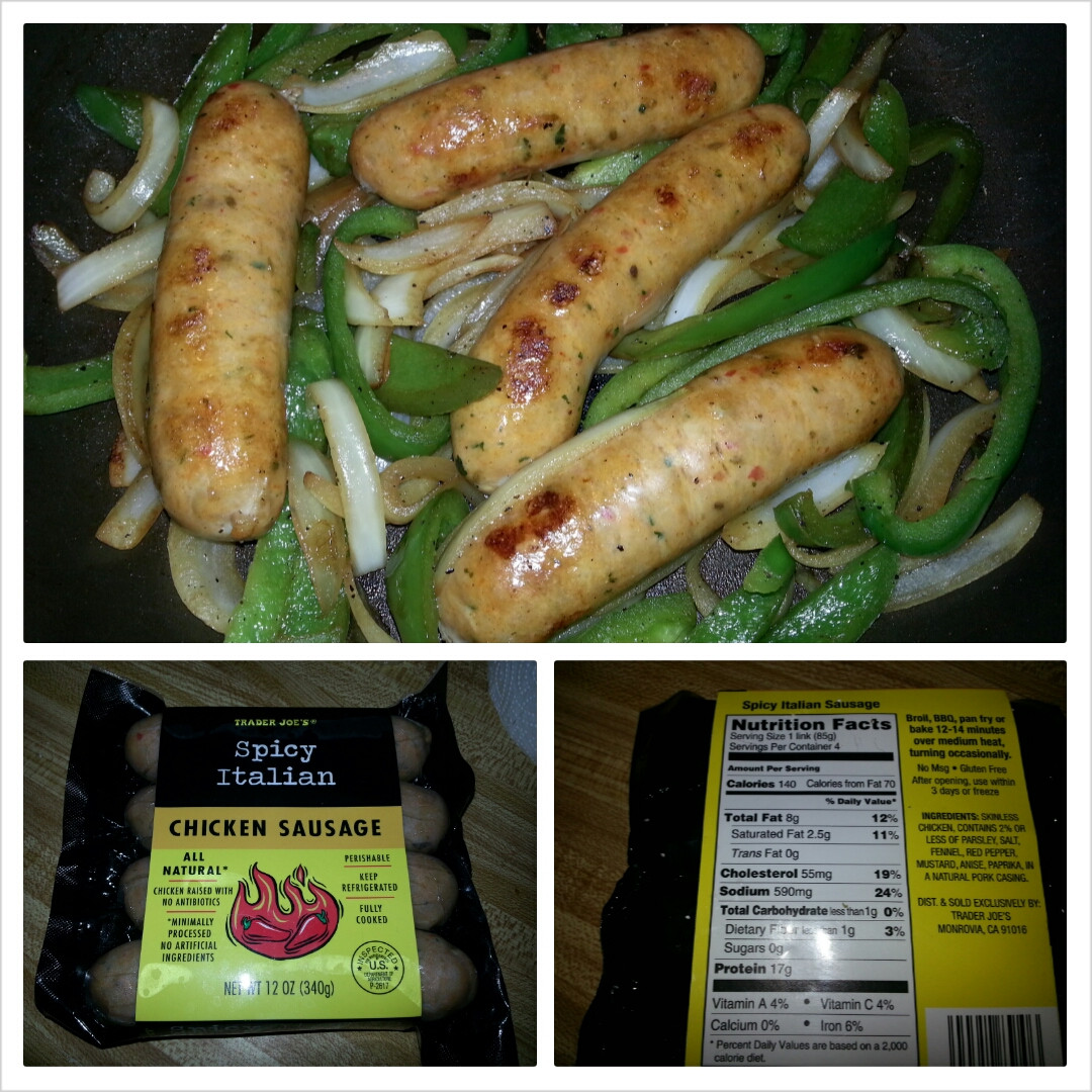 Italian Chicken Sausage
 trader joe s sweet italian chicken sausage