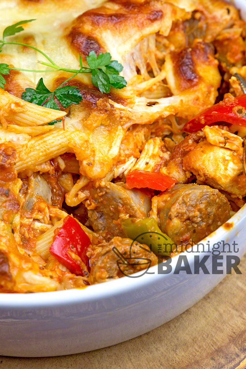 Italian Chicken Sausage
 Italian Bake Casserole The Midnight Baker