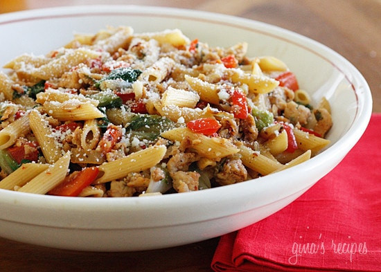 Italian Chicken Sausage
 Pasta with Italian Chicken Sausage Peppers and Escarole