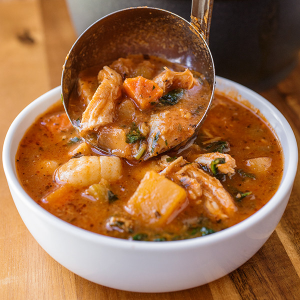 Italian Chicken Soup
 Hearty Italian Chicken and Autumn Veggie Soup