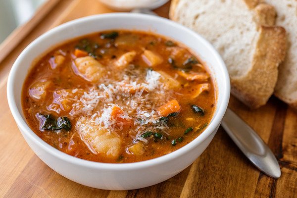 Italian Chicken Soup
 Hearty Italian Chicken and Autumn Veggie Soup