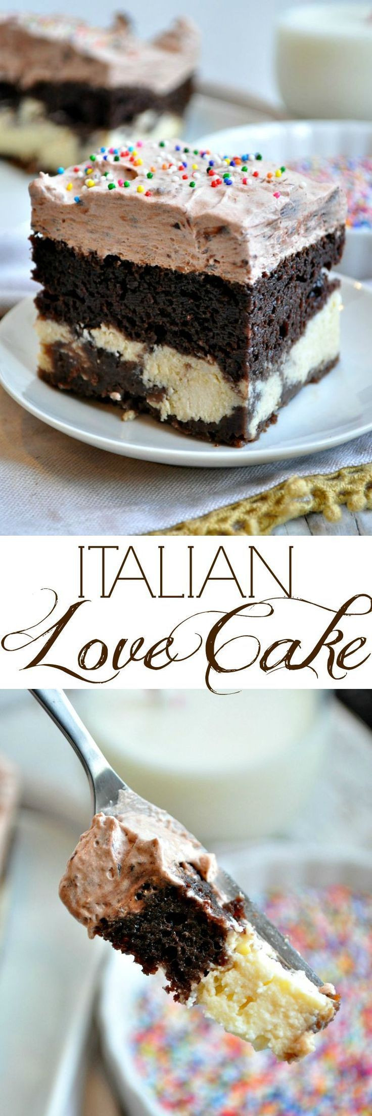 Italian Chocolate Desserts
 Easy Chocolate Italian Love Cake Recipe