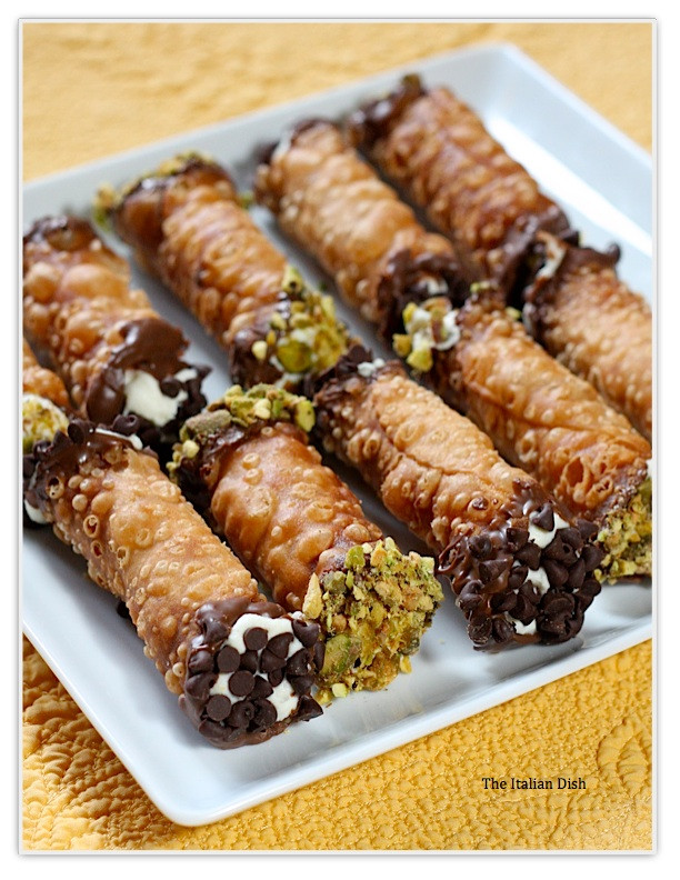 Italian Desserts Cannoli
 The Italian Dish Posts Daring Bakers Cannoli