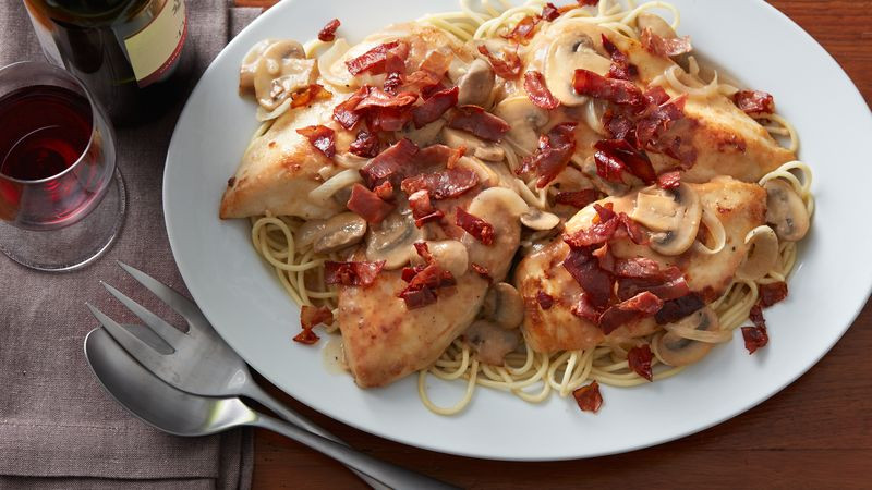 Italian Food Recipes With Pictures
 Italian Smothered Chicken with Crispy Prosciutto Recipe