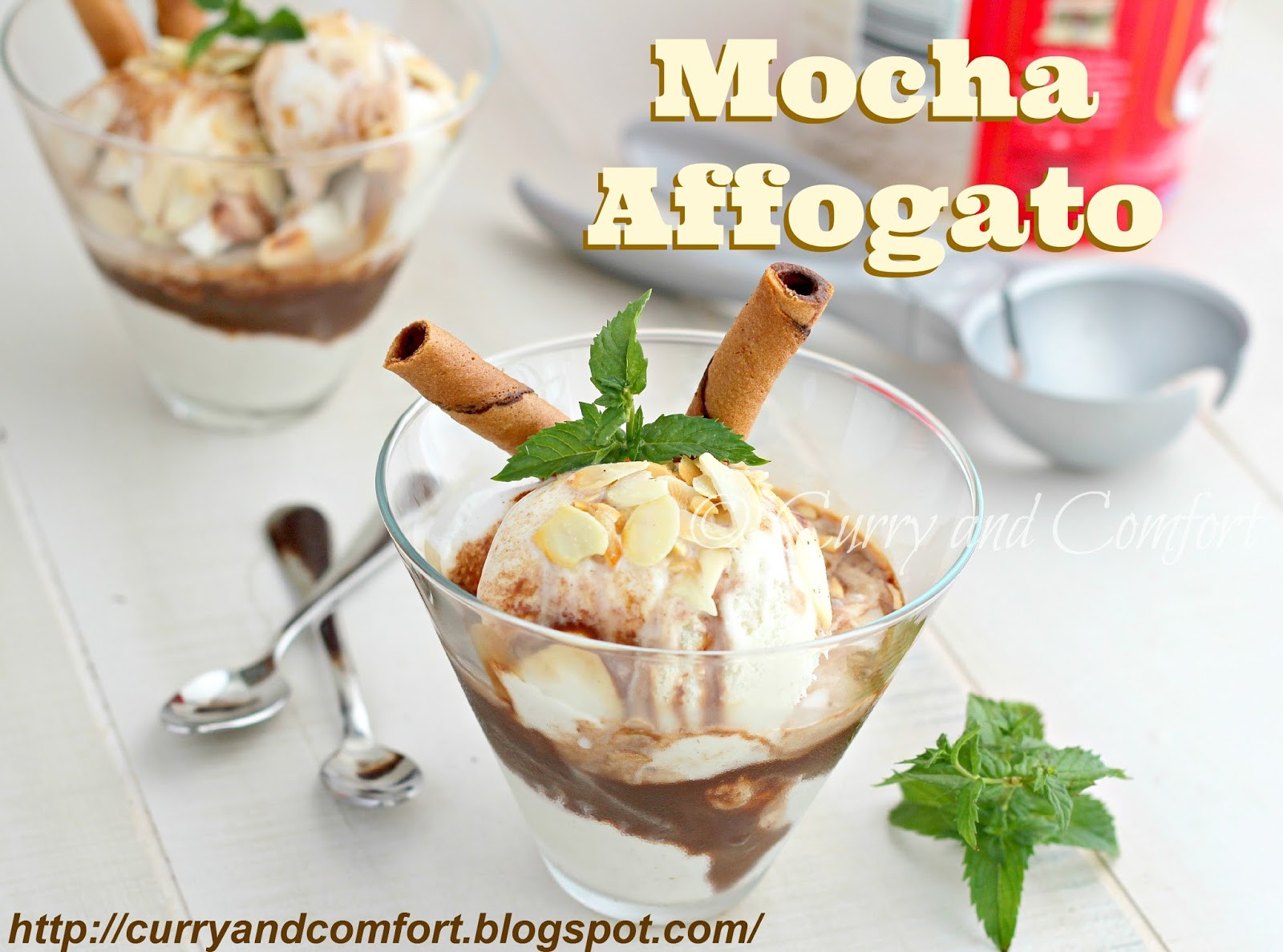 Italian Ice Cream Dessert
 Kitchen Simmer Easy Mocha Affogato Italian Ice Cream