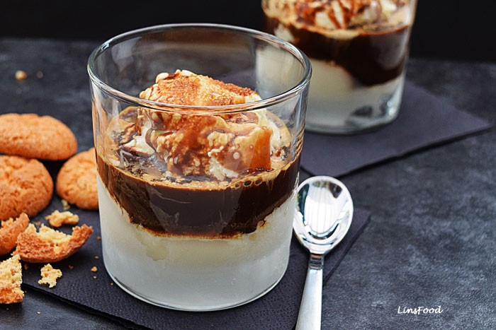 Italian Ice Cream Dessert
 Affogato al Caffè Italian Dessert of Ice Cream and Coffee