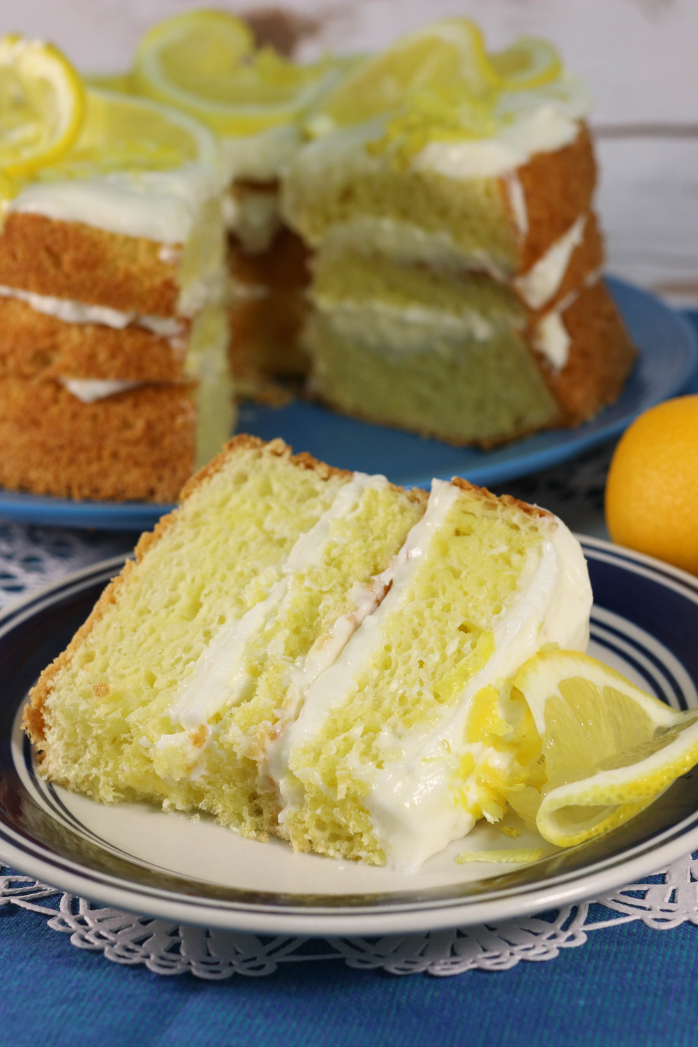 Italian Lemon Cream Cake
 Italian Lemon Cream Cake