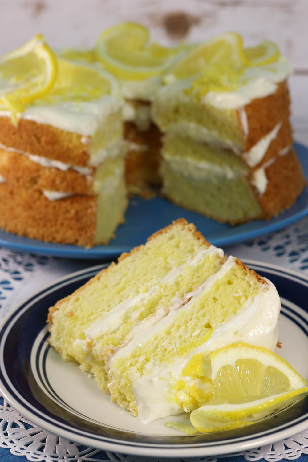 Italian Lemon Cream Cake
 Italian Lemon Cream Cake