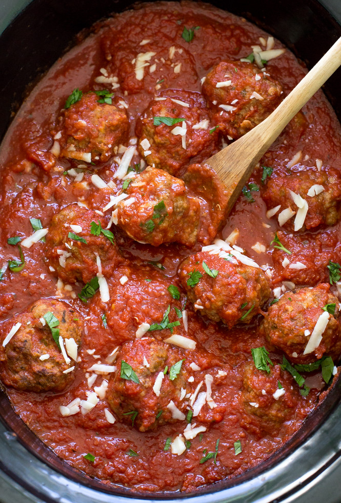 Italian Meatball Recipes
 Slow Cooker Italian Meatballs
