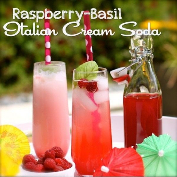 Italian Non Alcoholic Drinks
 Raspberry Basil Italian Cream Soda Non Alcoholic Recipe