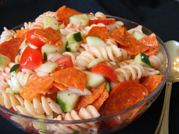 Italian Pasta Salad With Pepperoni
 Pepperoni Pasta Salad Recipe Food