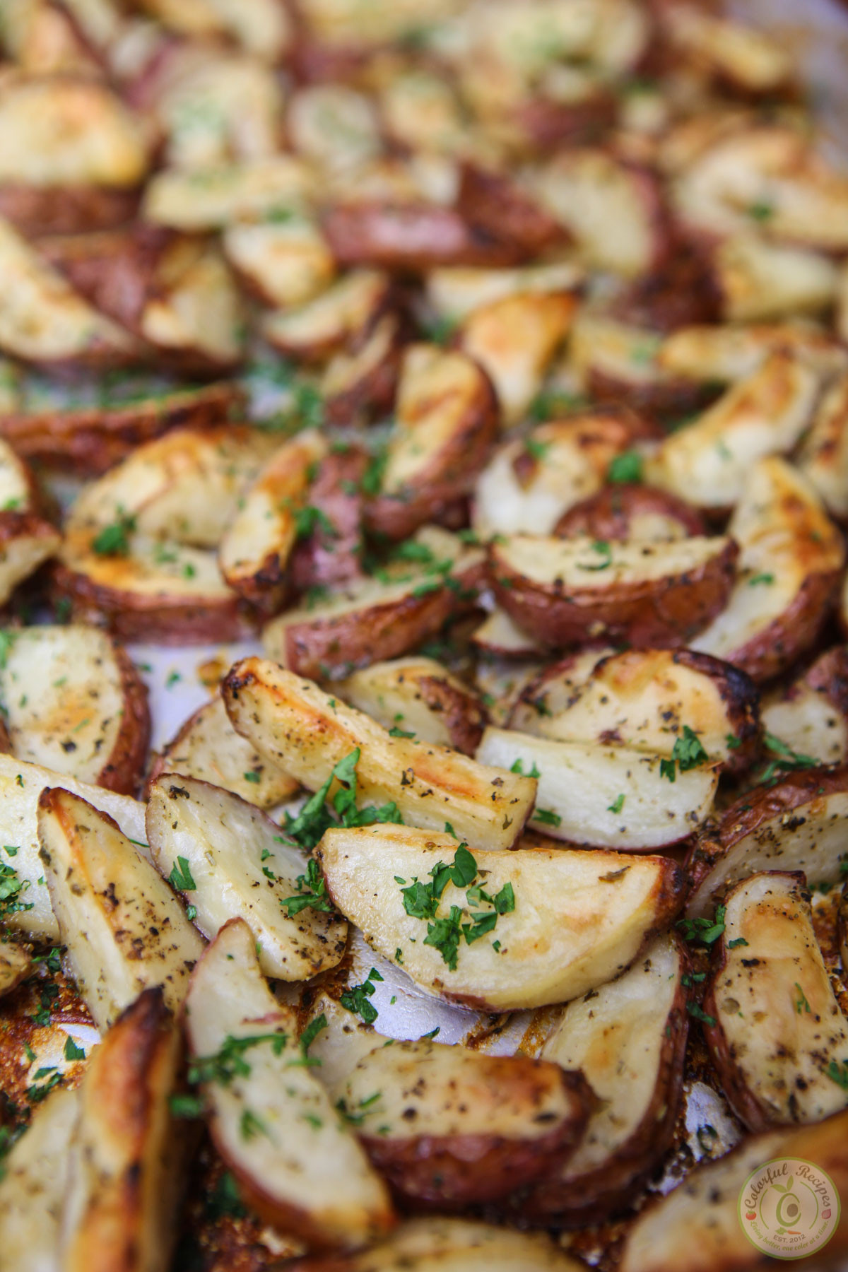 Italian Roasted Potatoes
 Italian Ranch Roasted Red Potatoes Colorful Recipes