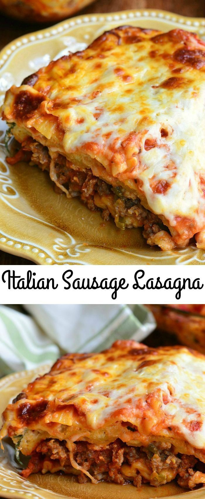 Italian Sausage Lasagna
 25 Best Ideas about Italian Buffet on Pinterest