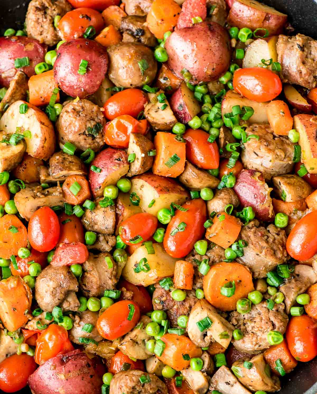 Italian Sausage Recipes
 Italian Sausage Skillet with Ve ables and Potatoes