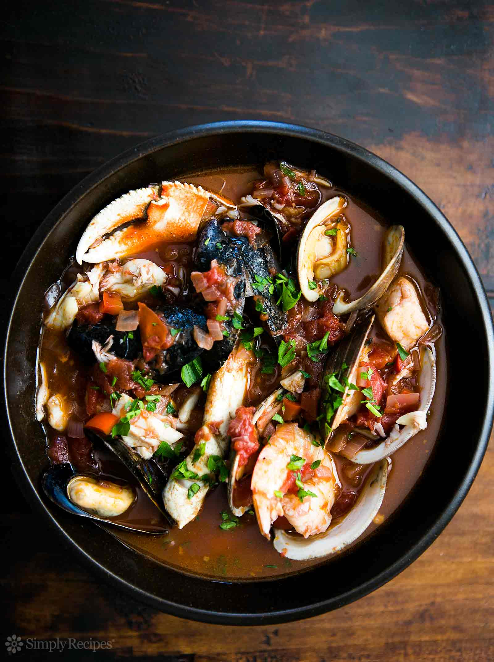 Italian Seafood Recipes
 Cioppino Recipe