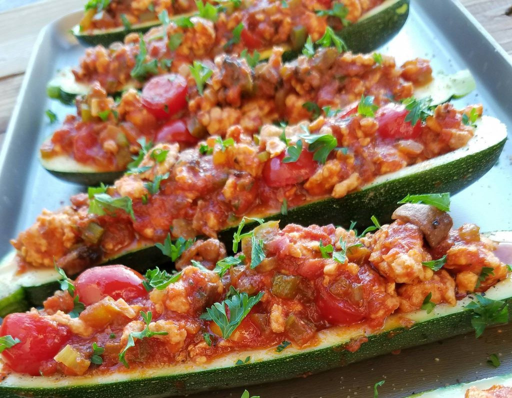 Italian Stuffed Zucchini Boats
 Italian Stuffed Zucchini