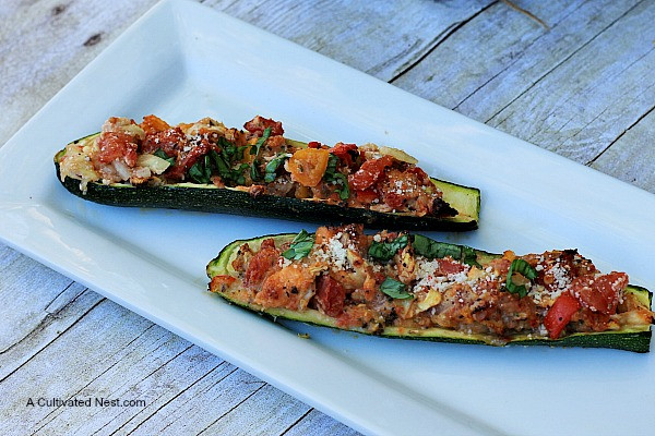 Italian Stuffed Zucchini Boats
 Italian Stuffed Zucchini Boats