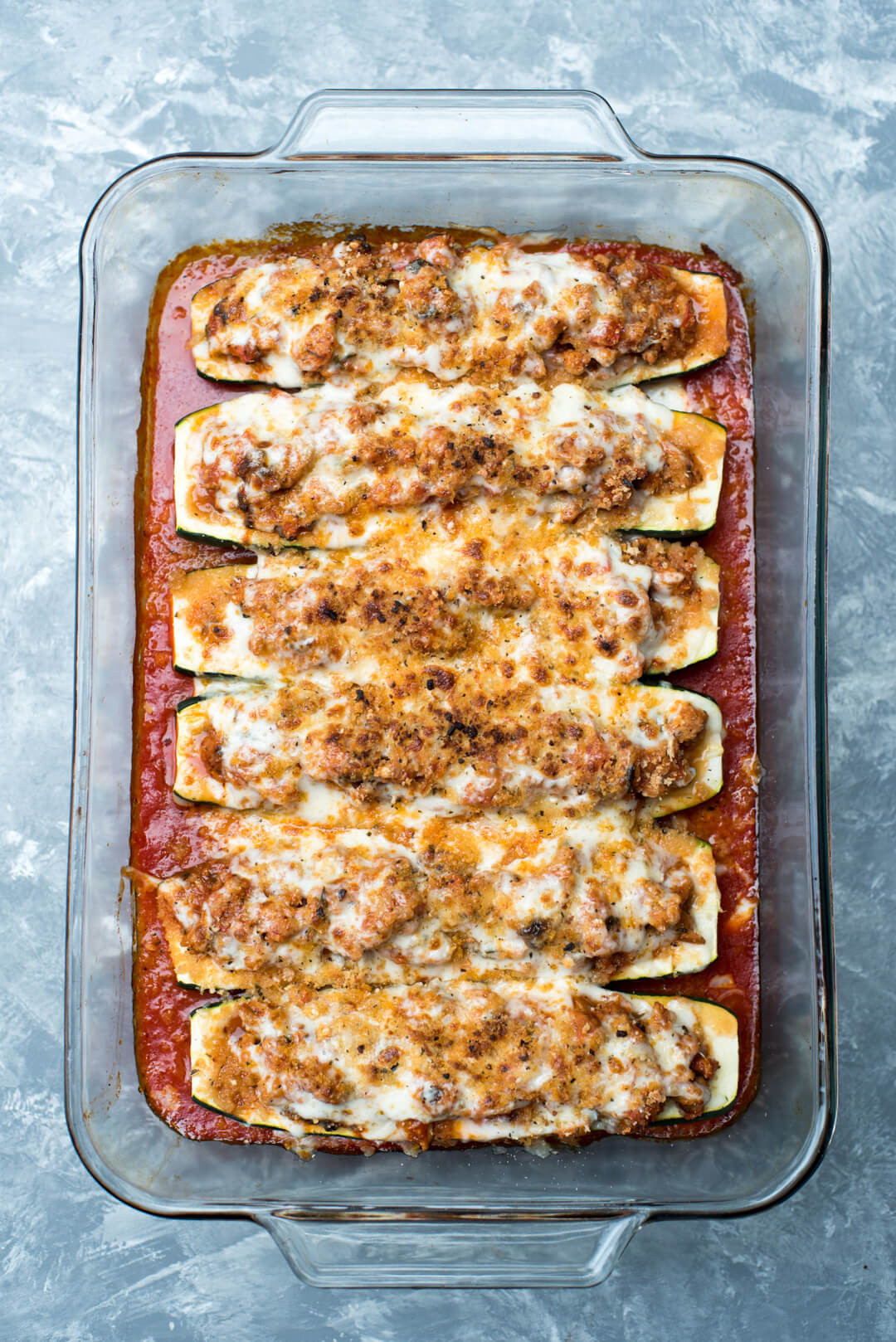 Italian Stuffed Zucchini Boats
 Italian Stuffed Zucchini Boats