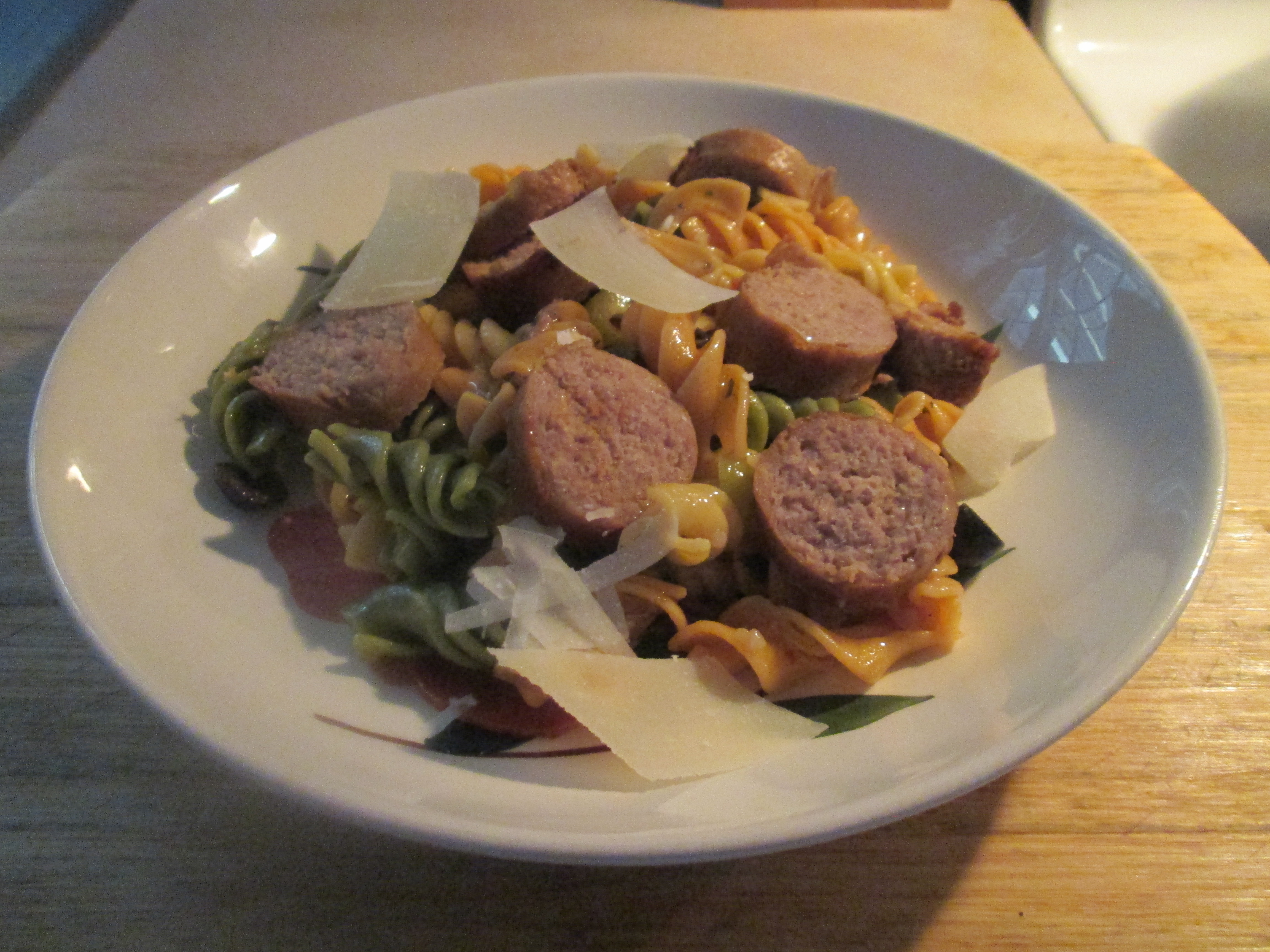 Italian Turkey Sausage
 Sweet Italian Turkey Sausage w Italian Pasta Salad