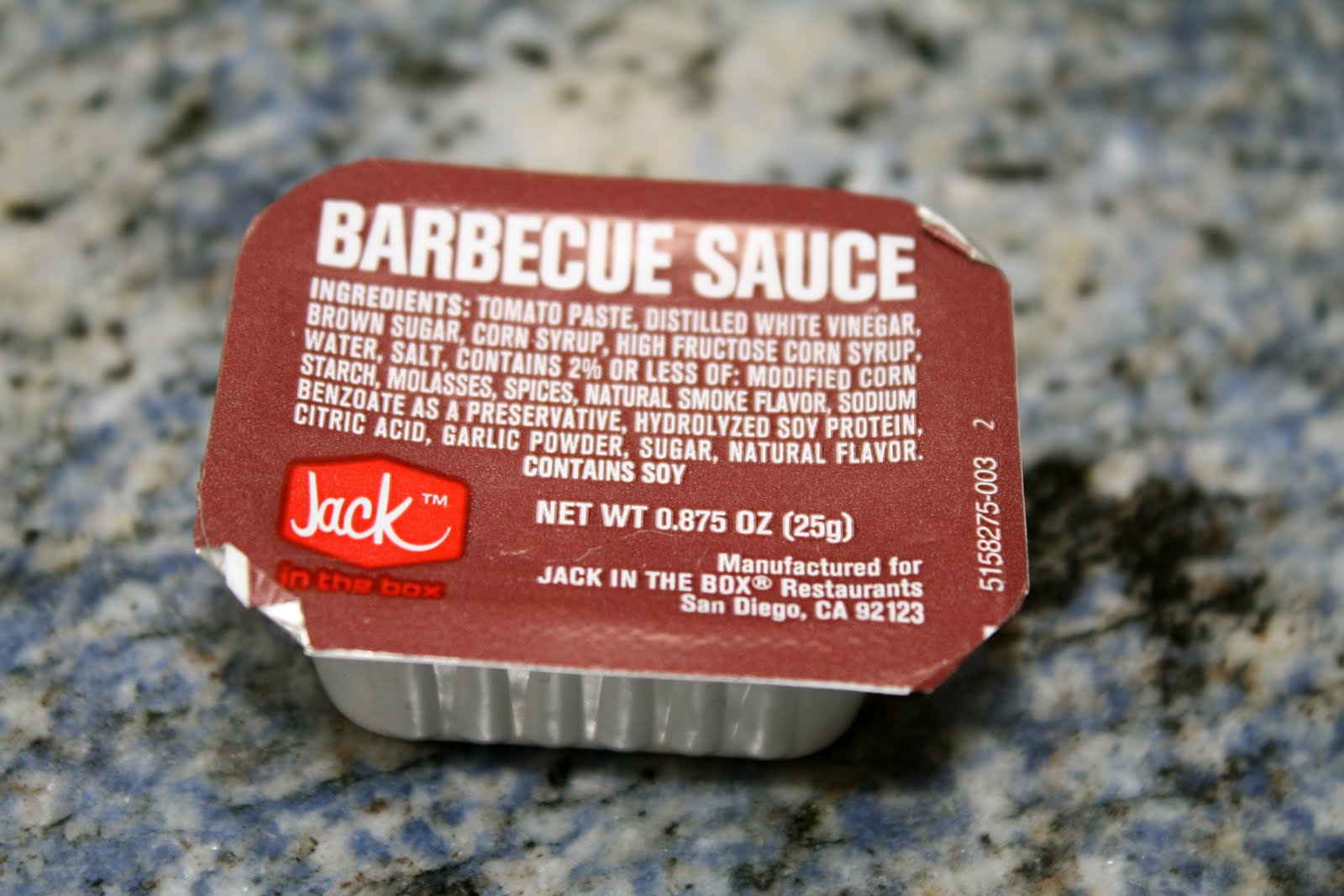 Jack In The Box Sauces
 jack in the box sauce list
