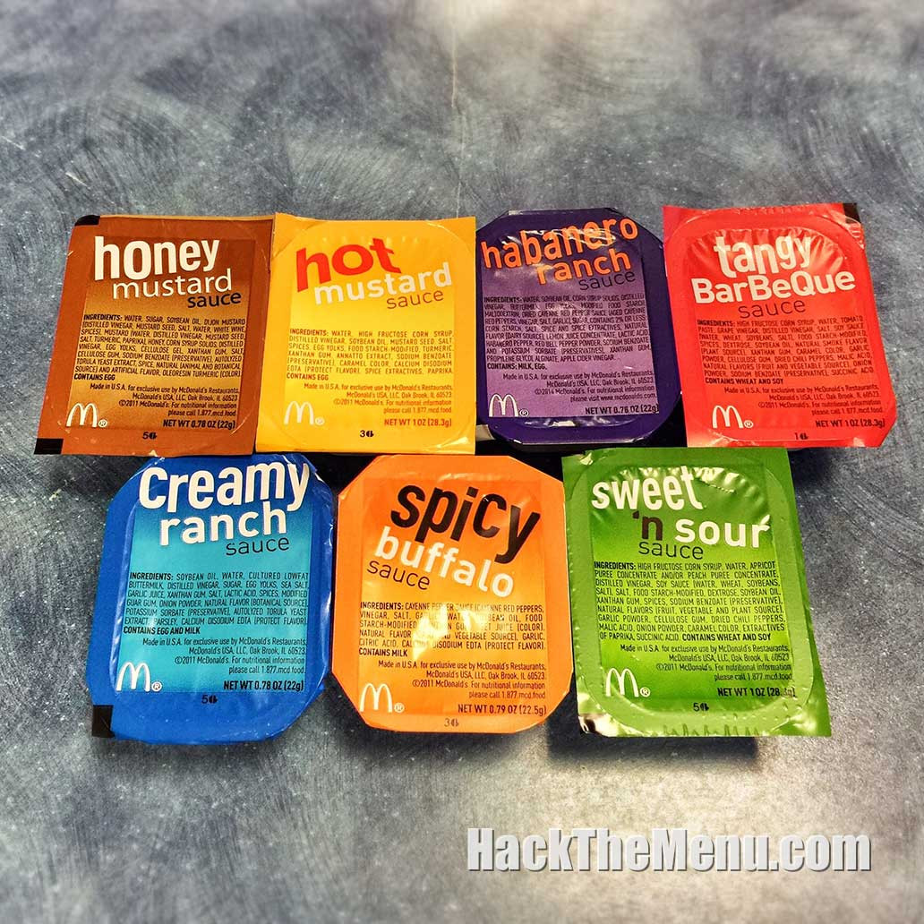 Jack In The Box Sauces
 McNug Dipping Sauces McDonalds Secret Menu HackTheMenu