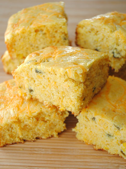 Jalapeno Cheese Cornbread
 Cheddar Jalapeno Cornbread