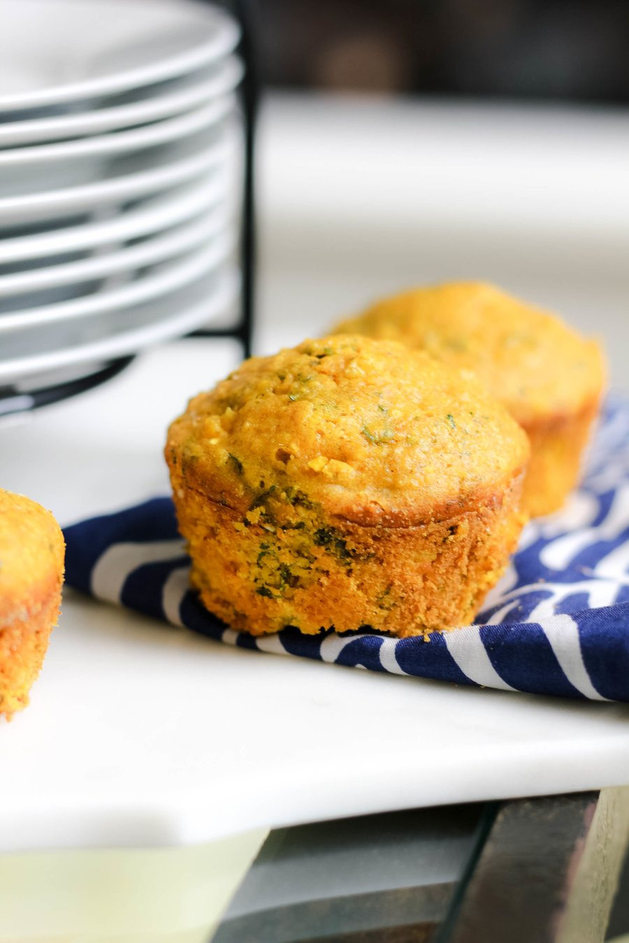 Jalapeno Cornbread Muffins
 Recipe for Clean Jalapeno Cornbread Muffins with Kale