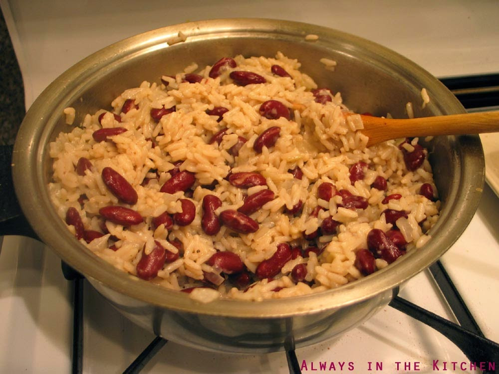 Jamaican Rice And Beans
 Dawna in the Kitchen Rice and Beans Jamaican style