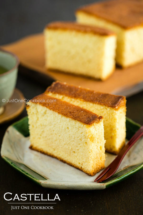 Japan Sponge Cake Recipe
 Castella Cake Recipe カステラ • Just e Cookbook