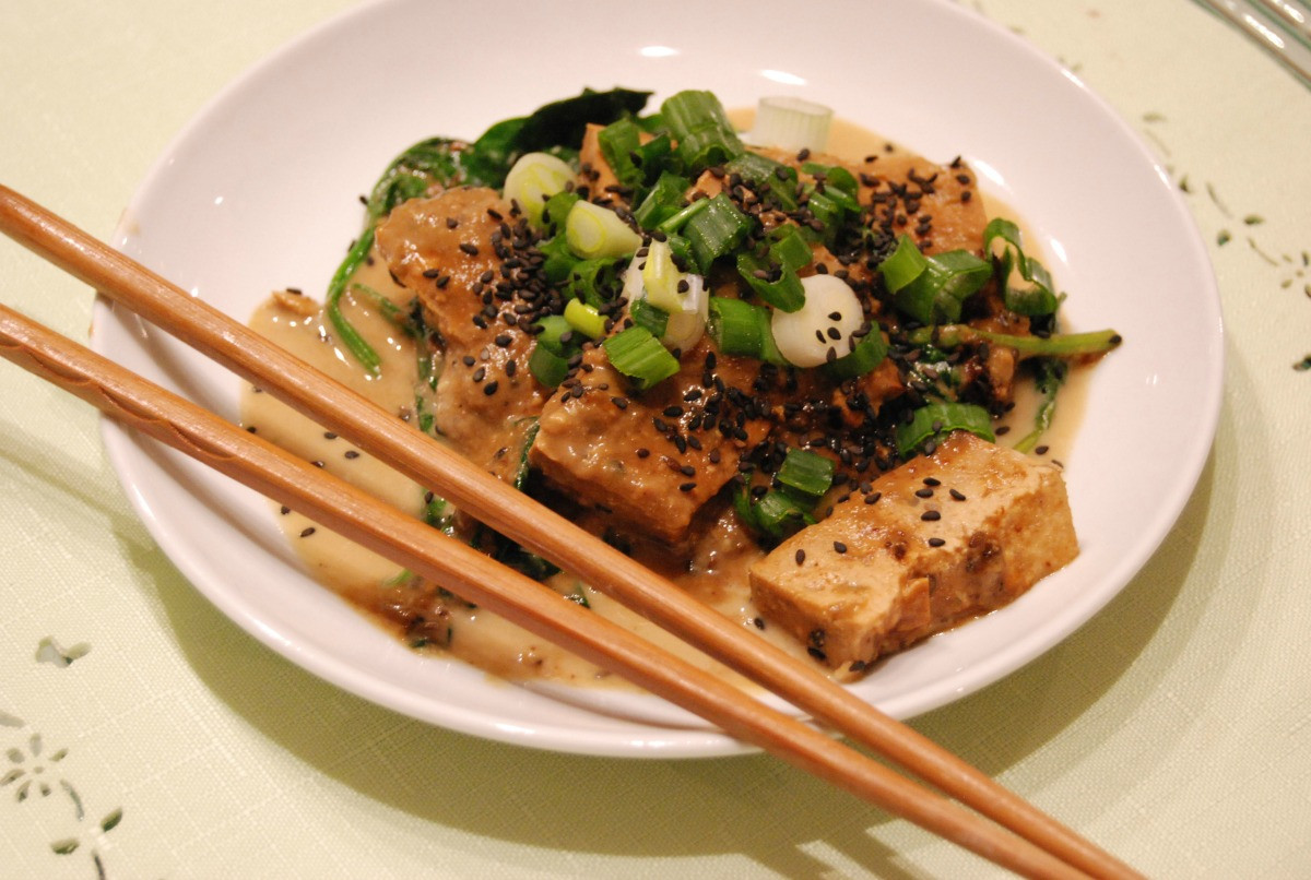 Japan Tofu Recipes
 Japanese Style Slow Cooker Tofu [Vegan] e Green