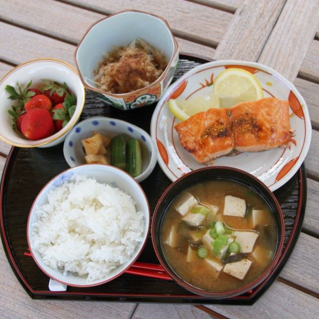 Japanese Breakfast Recipes
 Traditional Japanese Breakfast with Homemade Teriyaki