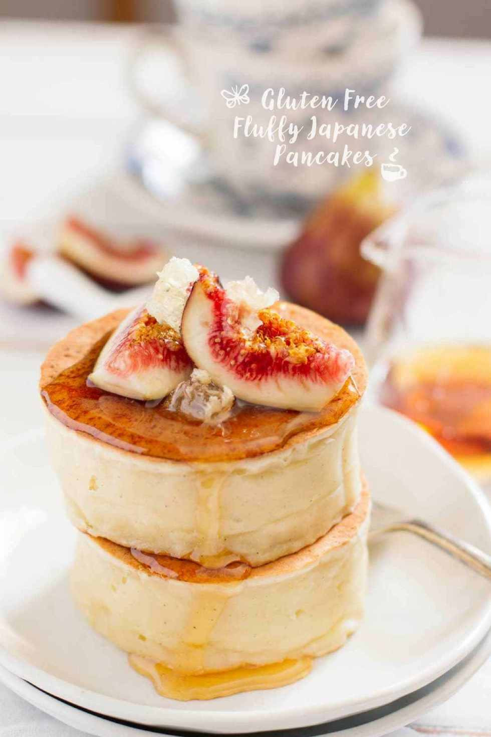 Japanese Fluffy Pancakes
 Gluten Free Fluffy Japanese Pancakes グルテンフリー厚焼きホットケーキ