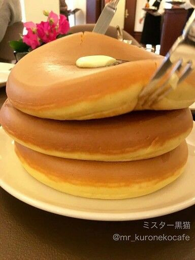 Japanese Fluffy Pancakes
 Japanese fluffy pancakes These look sooo yummm